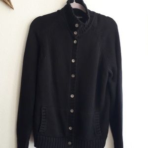 Vintage 80's Lands' End Sweater Jacket
